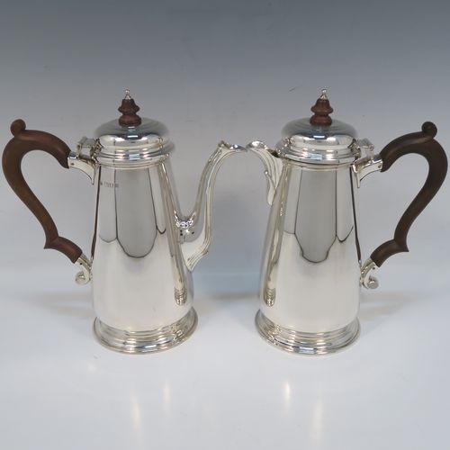 Antique Silver Cafe-Au-Lait Pots