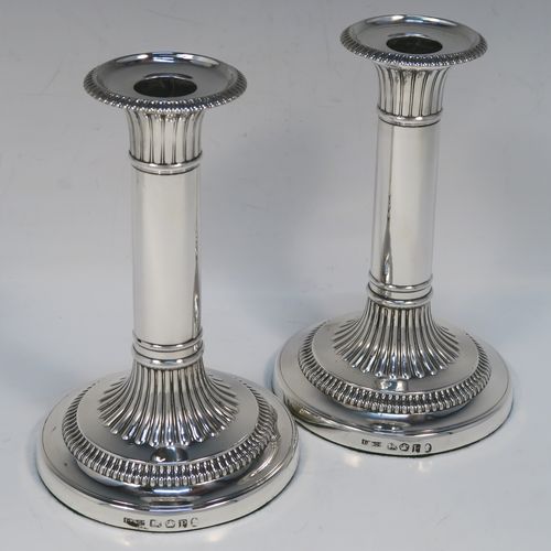 Antique Silver Small Sized Candlesticks