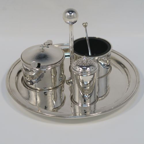 Antique Silver Condiment Sets