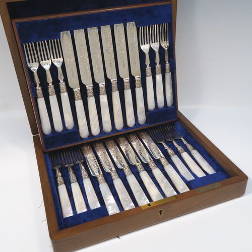 Antique Silver Fruit Sets