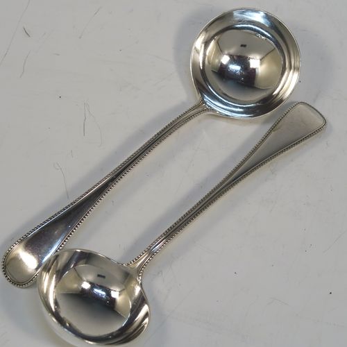 Antique Silver Sauce Ladles