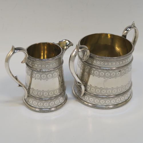 Antique Silver Creamers and Sugars
